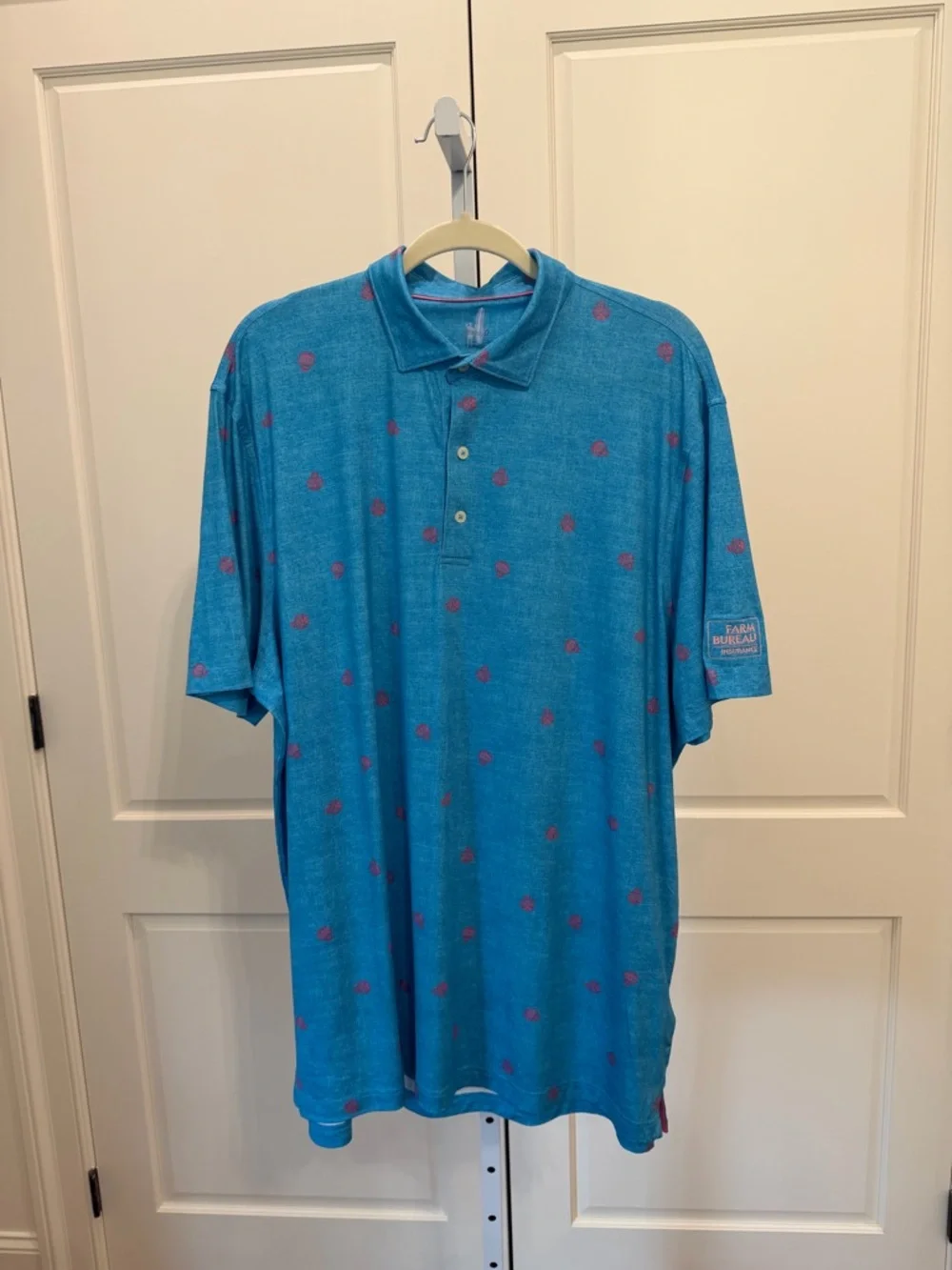 Johnnie O Skully Stretch Polo Shirt Size XL